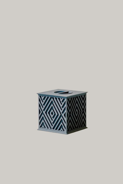 Elmwood Memorials with geometric pattern on a light gray background